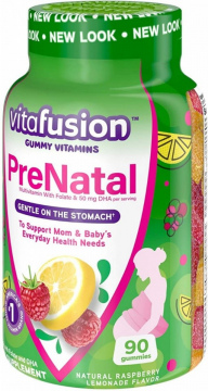 Vitafusion Prenatal Gummy Vitamins, 90 Count.