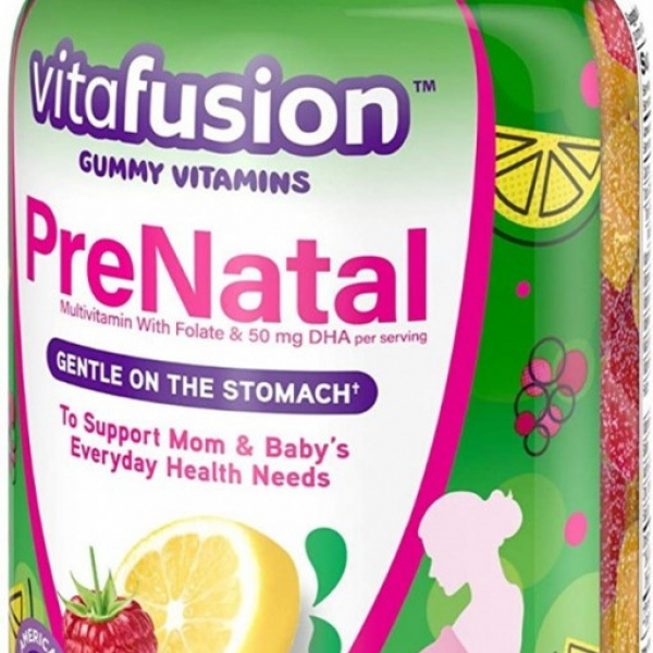 Vitafusion Prenatal Gummy Vitamins, 90 Count.